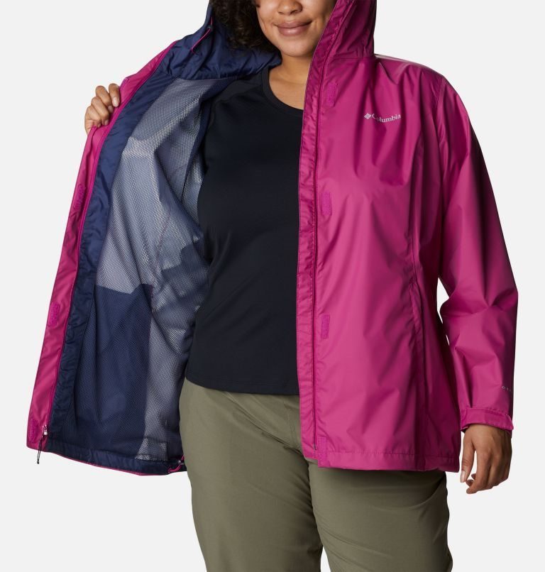 Women's Columbia Arcadia II Jackets Fuchsia | Plus Size CA-VC84L